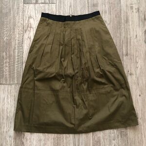 Madewell green skirt size 2